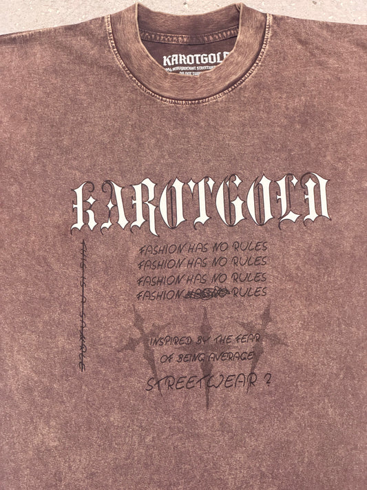 Garment Dye T-Shirt (Mineral Wash) COCOA