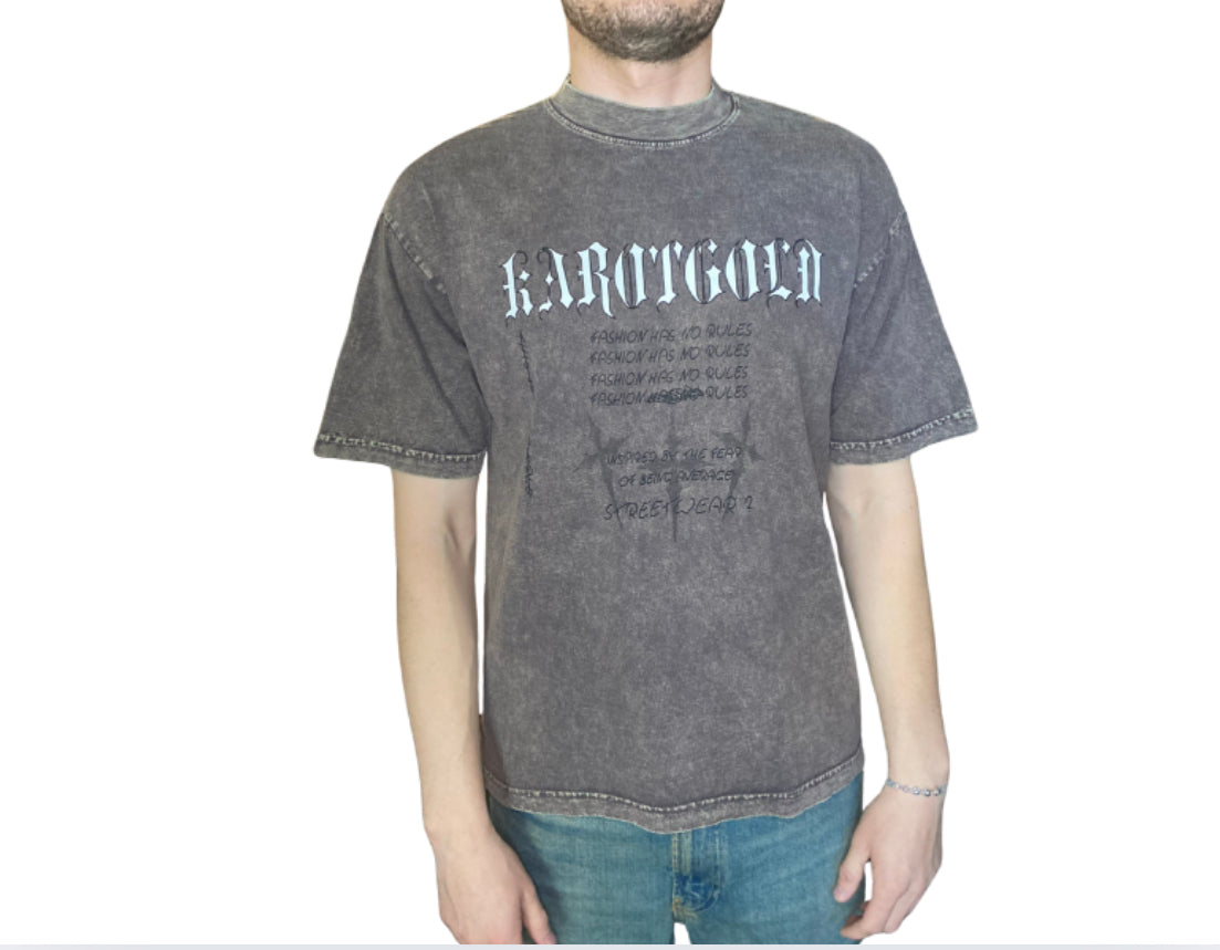 Garment Dye T-Shirt (Mineral Wash) COCOA