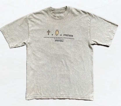 Garment Dye T-Shirt Mineral Wash (LIMESTONE)