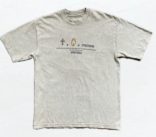 Garment Dye T-Shirt Mineral Wash (LIMESTONE)