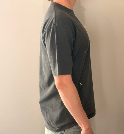 Garment Dye Crew Neck T-Shirt (Vintage Black)
