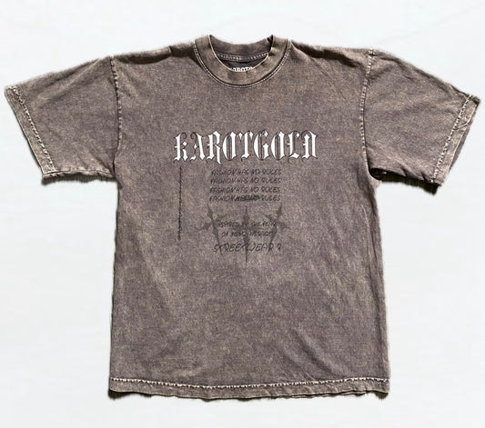 Garment Dye T-Shirt Mineral Wash (COCOA)