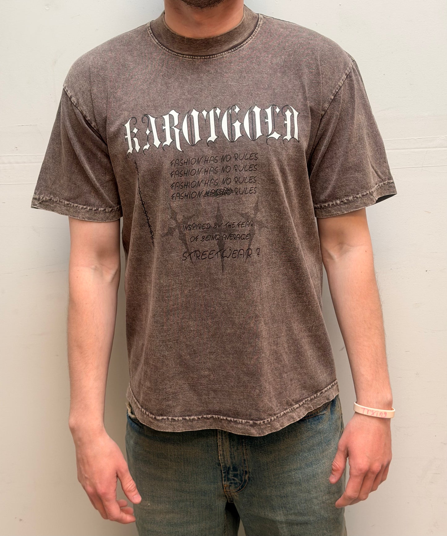 Garment Dye T-Shirt (Mineral Wash) COCOA