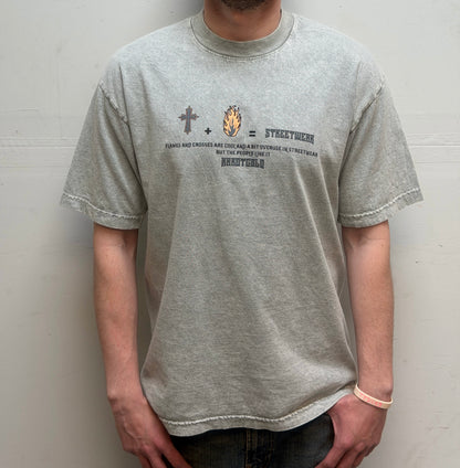 Garment Dye T-Shirt (Mineral Wash) LIMESTONE