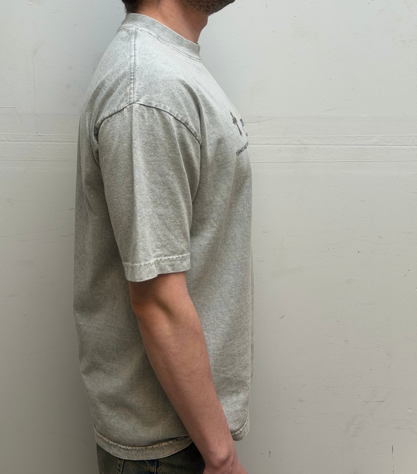 Garment Dye T-Shirt (Mineral Wash) LIMESTONE