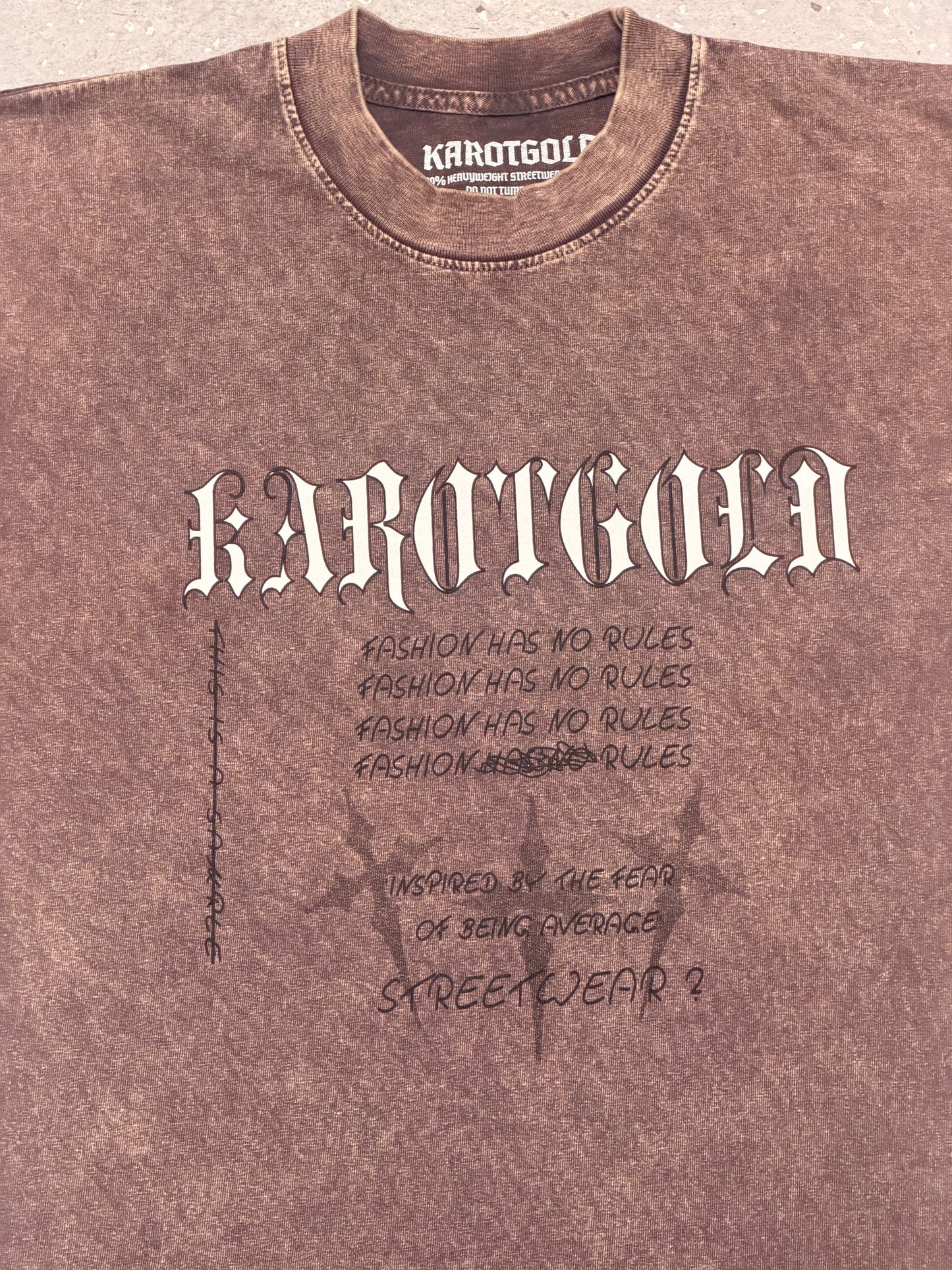 Garment Dye T-Shirt (Mineral Wash) COCOA
