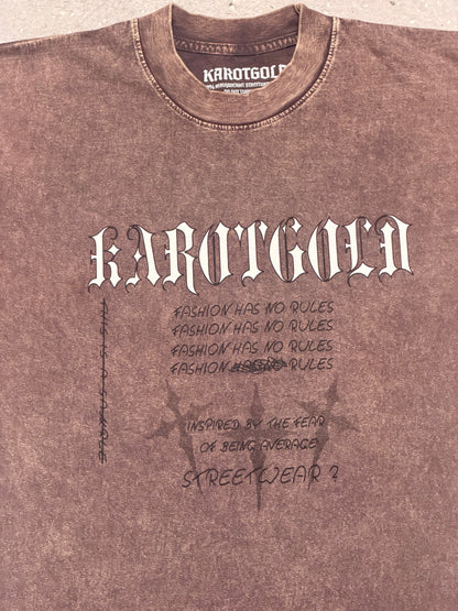 Garment Dye T-Shirt (Mineral Wash) COCOA