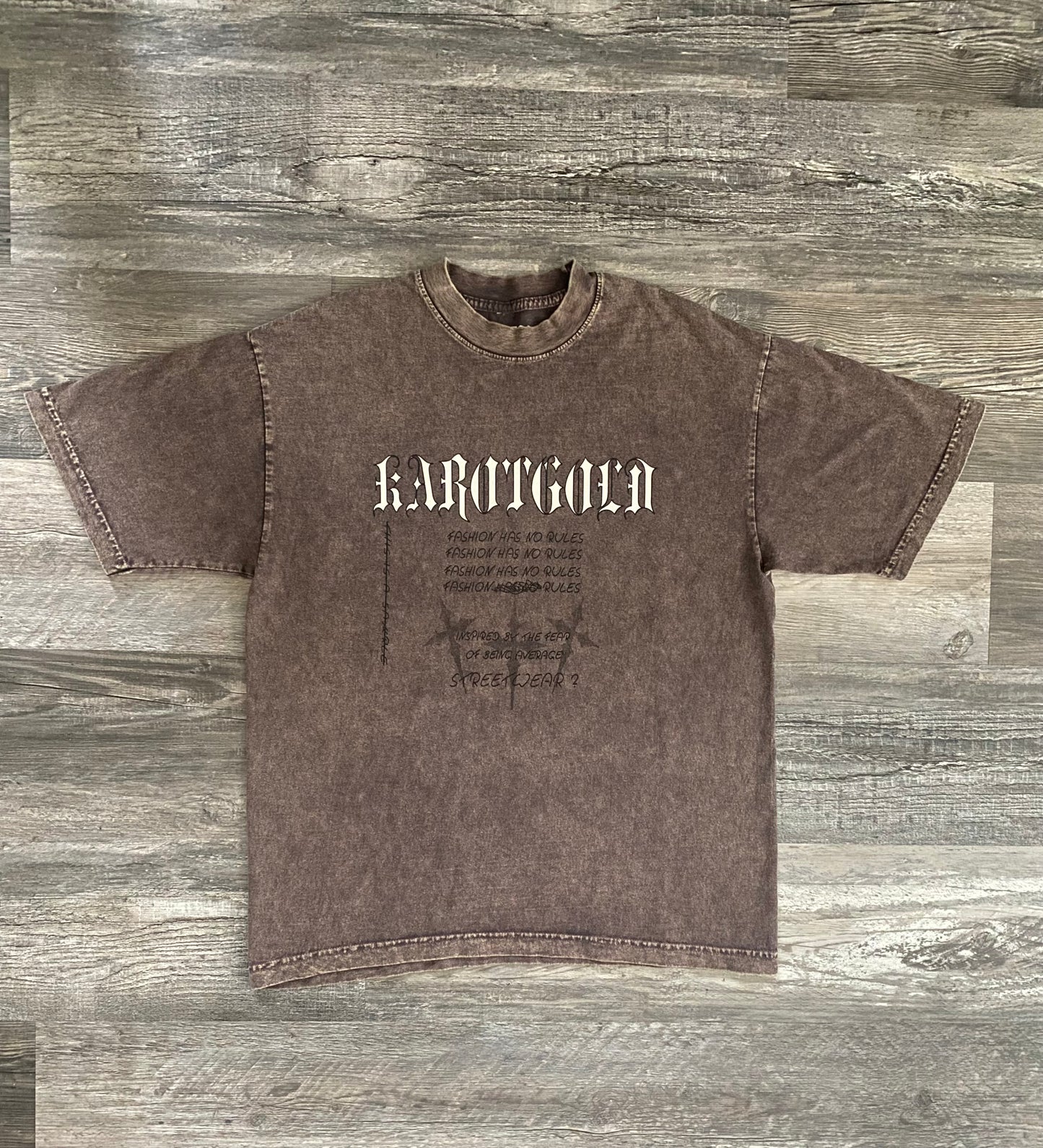Garment Dye T-Shirt (Mineral Wash) COCOA